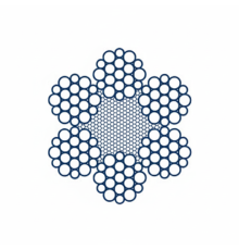 Канат двойной свивки типа ЛК-Р ГОСТ 2688-80